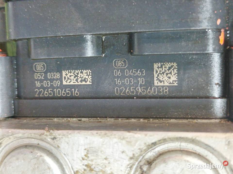 POMPA ABS 0265956038 0265256593 GPLA14F447AF Układ ABS i ESP
