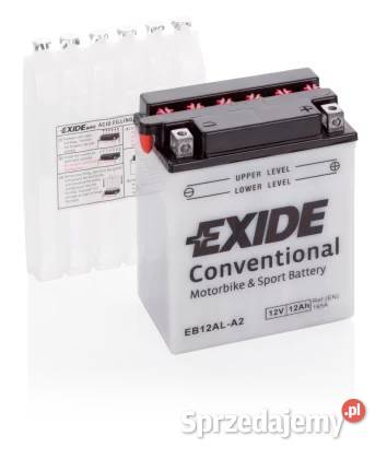 Akumulator motocyklowy EXIDE EB12ALA2 YB12ALA2 Łódź