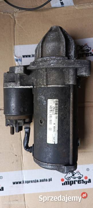 Rozrusznik VALEO MERCEDES 0051511301 D7R43 12 V Tychy