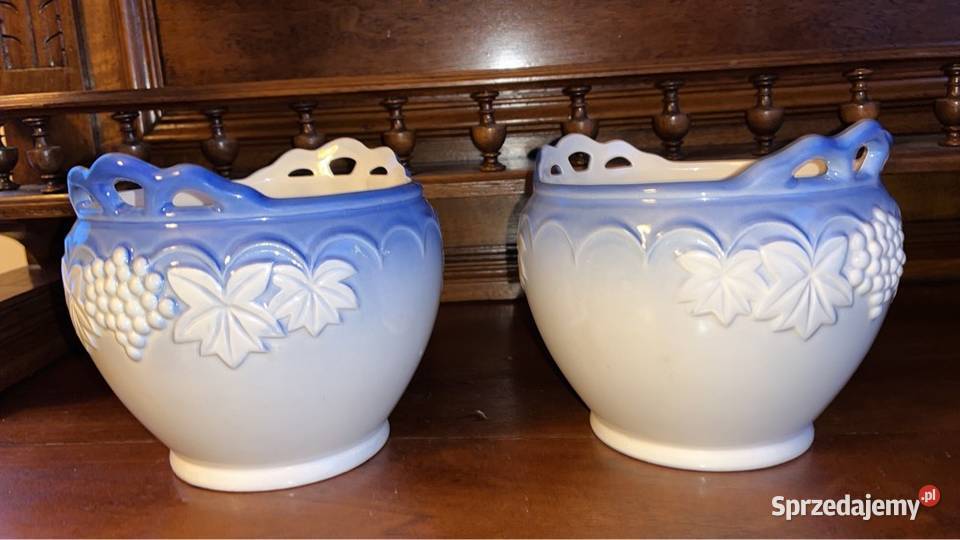 2 osłonki na doniczki Sygnowane Reliefy to Gdańsk