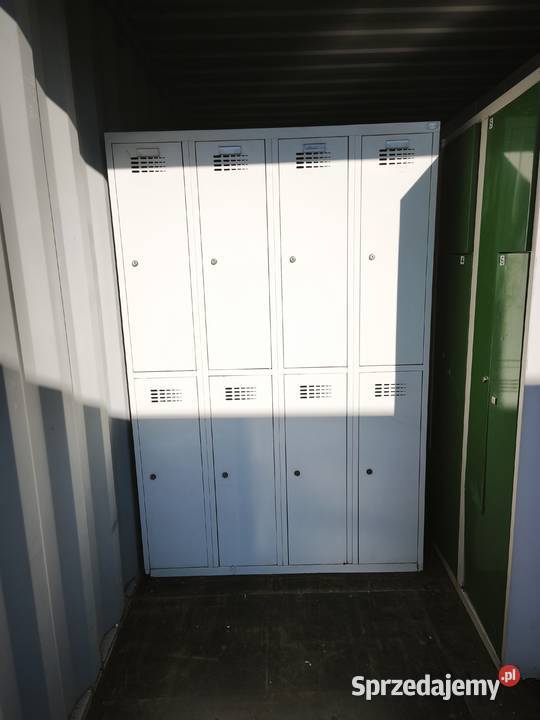Szafka BHP ubraniowa OŚMIOKOMOROWE 180x120x50 9 pomorskie Lębork sprzedam