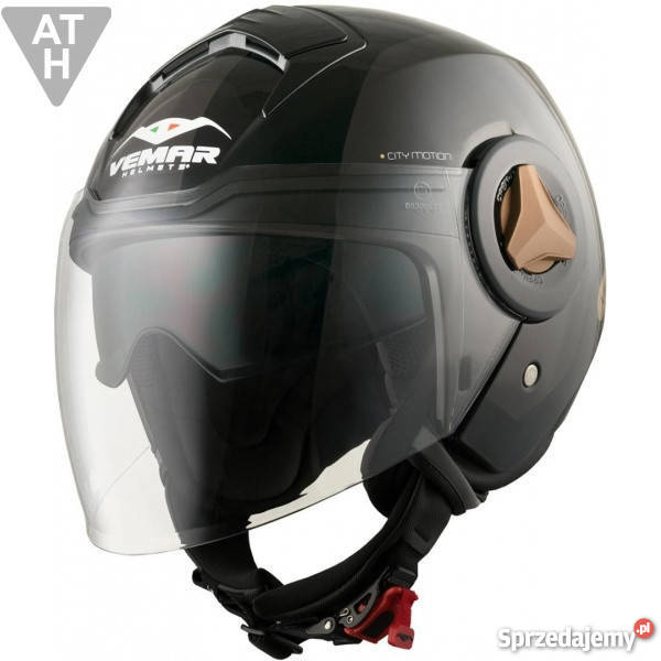 KASK MOTOCYKLOWY VEMAR BREEZE RADAR KOLOR BLACK kaski warmińsko-mazurskie