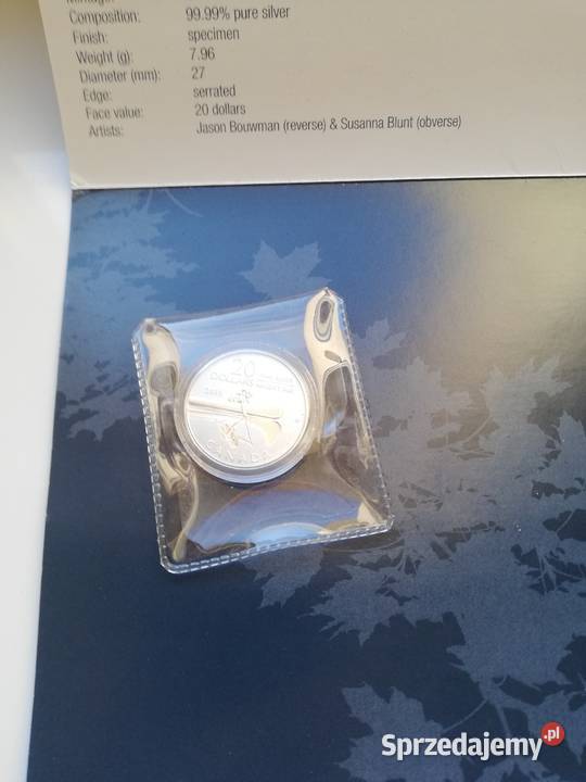 Kanada moneta okolicznościowa 20 dolarów 2011 wielkopolskie Poznań