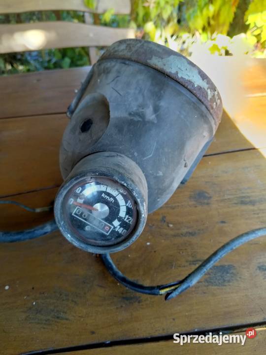 Lampa reflektor przedni licznik przełącznik Majdan Królewski