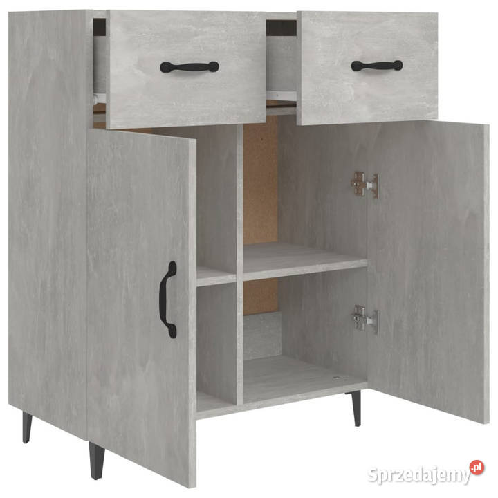 Szafka szarość betonu 695x34x90 materiał mazowieckie Warszawa