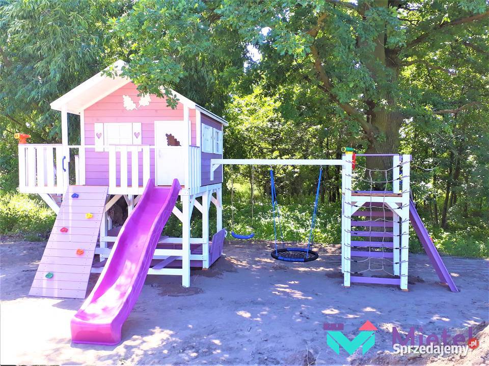 Bogato wyposażony wyjątkowy drewniany domek plac Wrocław