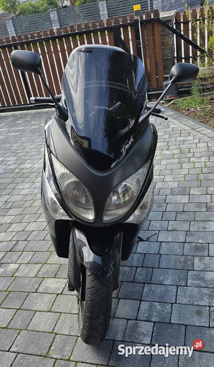 Yamaha TMAX 500 ABS 2008 bezwypadkowy kufer nieuszkodzony Szczekociny