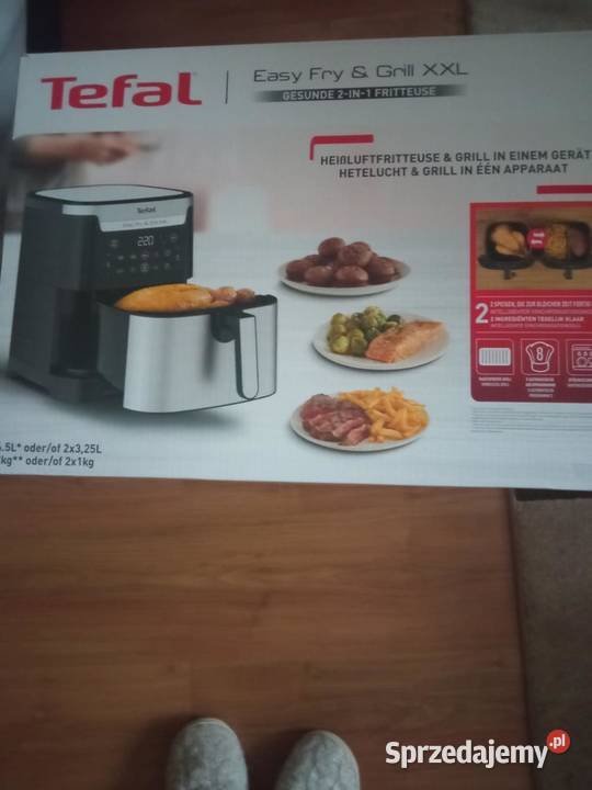 2W1 GRIL AIRFRYER TEFAL XXL 1800W 65L śląskie Zabrze