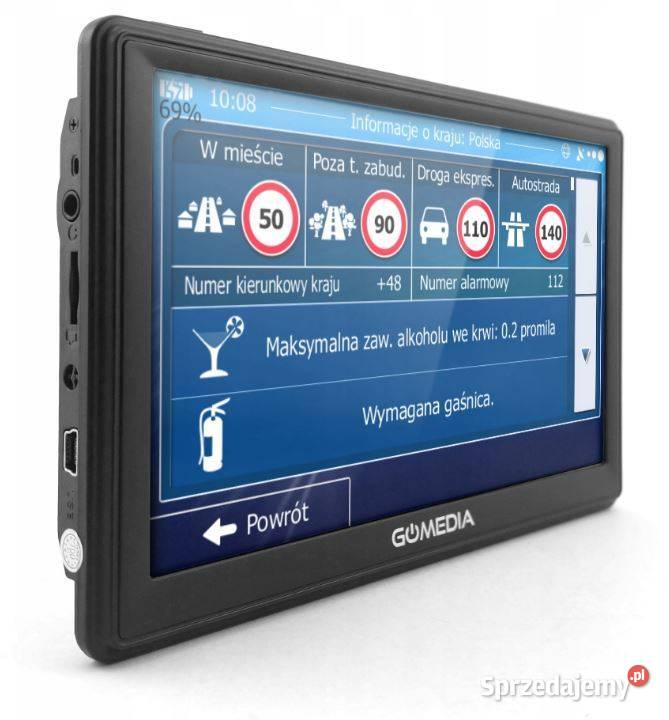 Nawigacja Samochodowa GPS 7 Mapy iGO Europa Elektronika Białystok