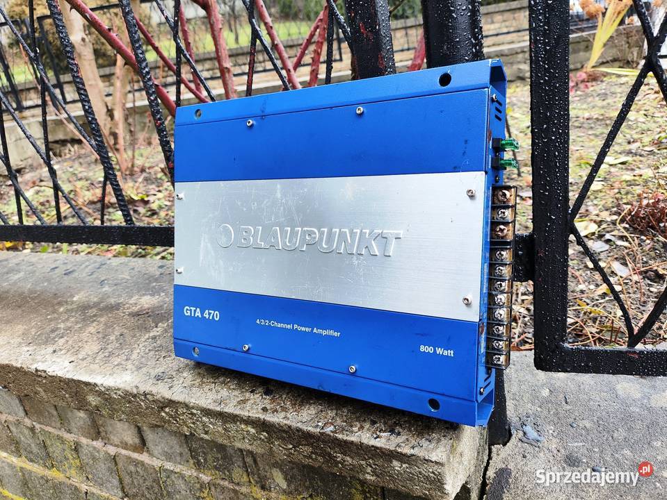 Wzmacniacz samochodowy 4 kanałowy Blaupunkt GTA Niegowonice sprzedam