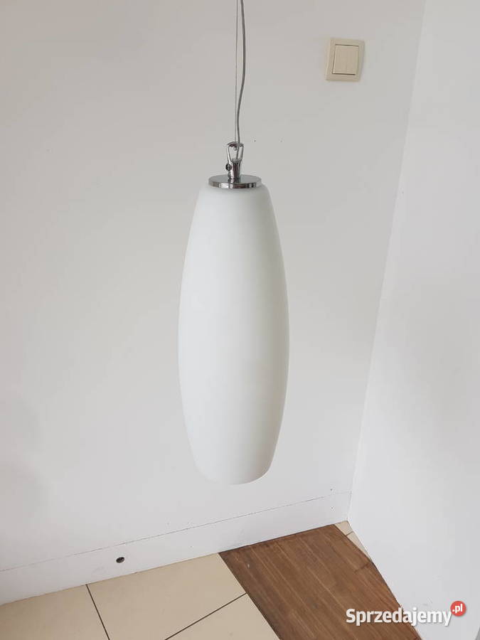 Lampa wisząca WRZECIONO biały mat MURANO GLASS Warszawa sprzedam