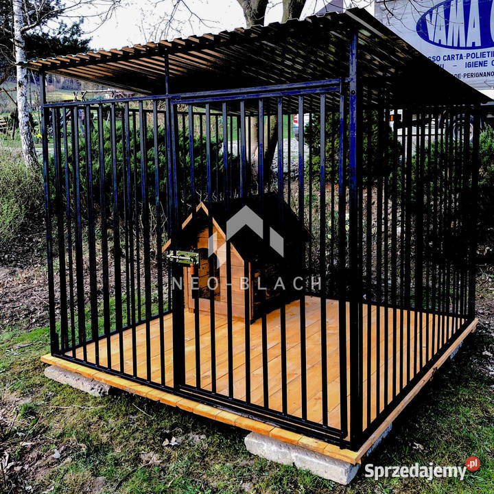 Kojec Psów 2x2m Drewniana podłoga NB163 świętokrzyskie Ostrowiec Świętokrzyski