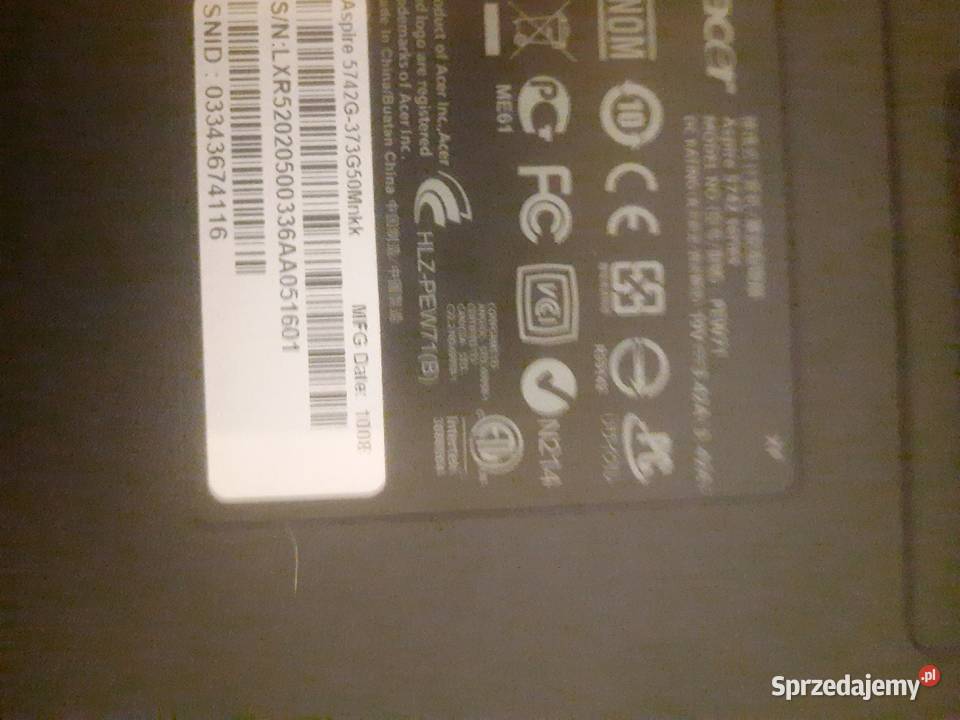 Sprzedam laptop Acer Super stan Acer Częstochowa