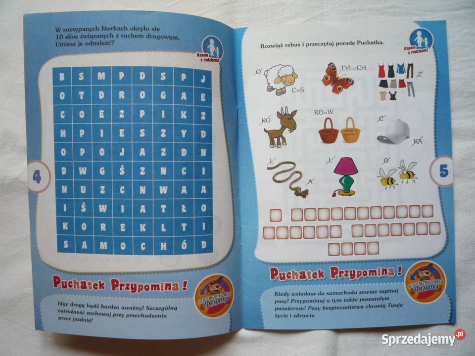 Książeczka Kolorowanki Zagadki Rebusy Krzyżówki Szczecin