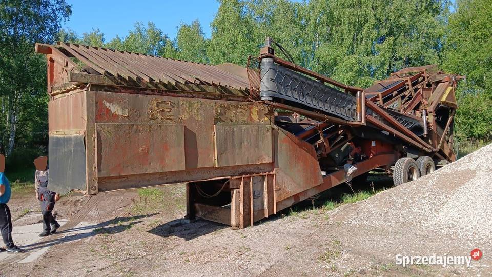 Przesiewacz Extec 5000 S wymianie silnika dolnośląskie Środa Śląska