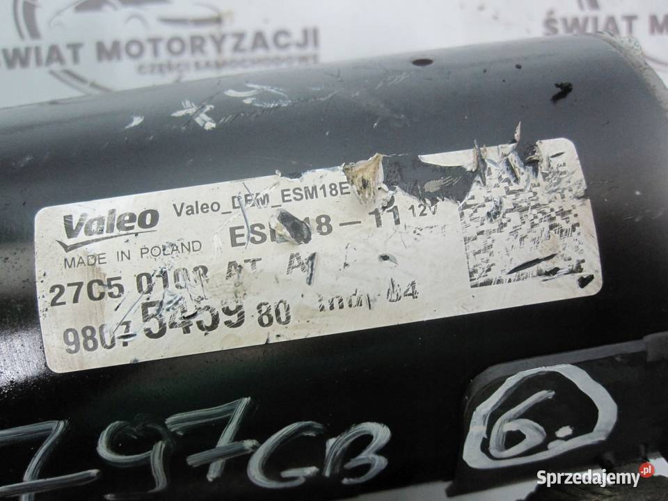 PEUGEOT 208 12 VTI HMZ HM01 82 rozrusznik Motoryzacja Kielce