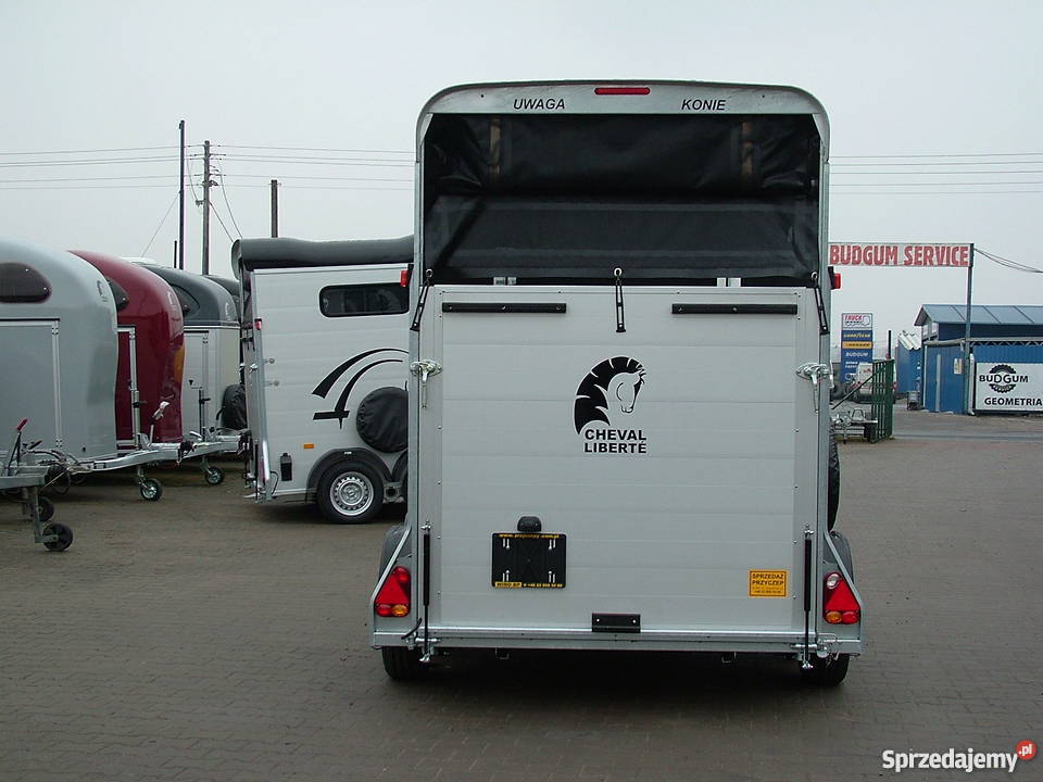 Przyczepa koni aluminiowa z siodlarnią Warszawa