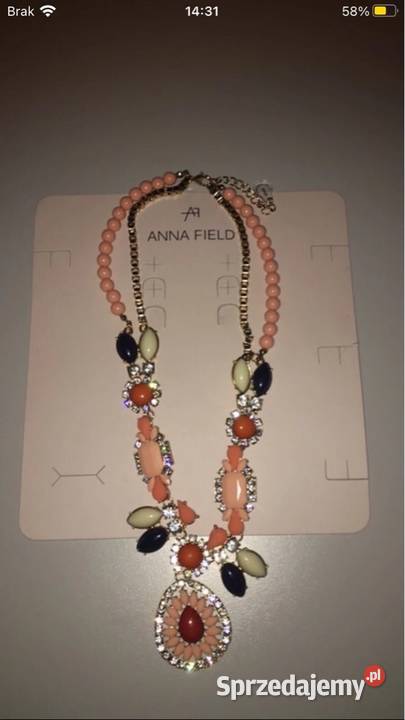 Naszyjnik Anna Field Skawina sprzedam
