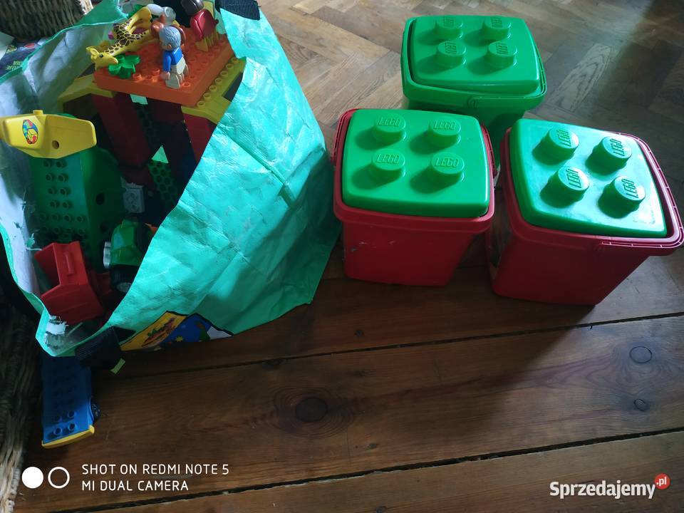 LEGO Duplo zestaw pociąg koparka traktor zygzak Józefów sprzedam