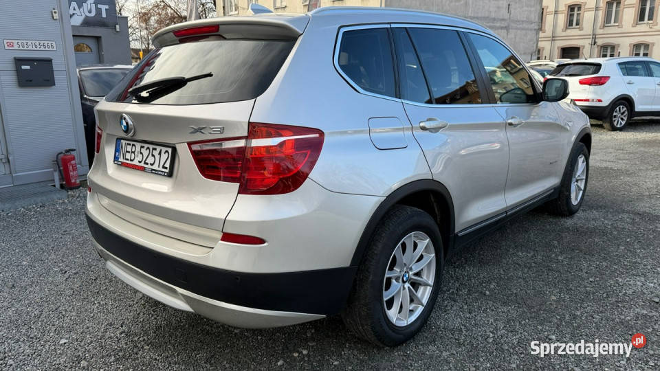 BMW X3 20 Diesel Moc 184 4X4 Automat Salon przyciemniane szyby Elbląg