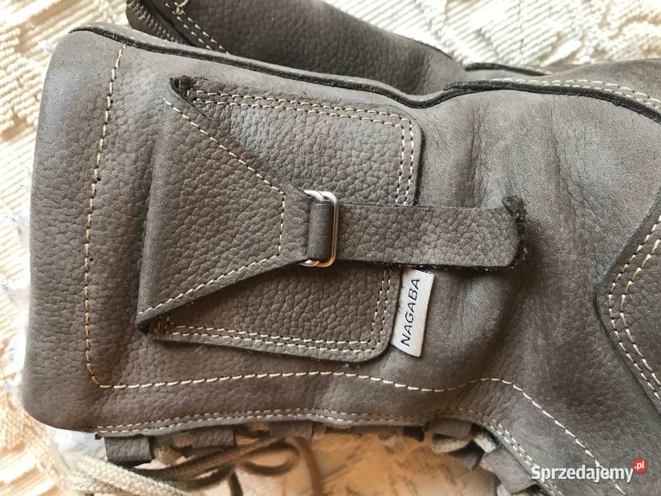 Wysokie buty zimowe r 37nat zamsz nat futerko w Zbąszynek