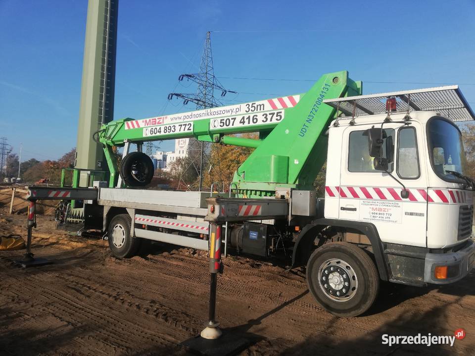 Man 18222 Wumag WT 350 podnośnik koszowy diesel Wrocław