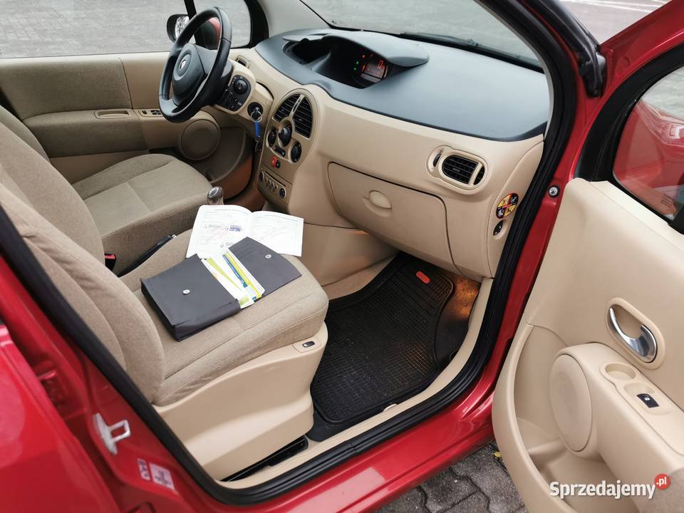 Renault Modus 16 16v 2006r138 przebieg Stan Sieradz