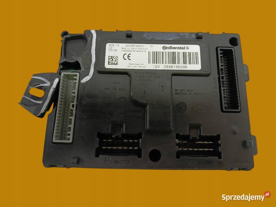 MODUŁ USZKODZONA OBUDOWA 284B15639R BCM T4 Komputery
