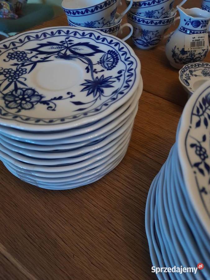 Porcelana marki Triptis Porzellan serwis Morąg