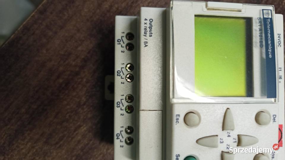 sterownik programowalny schneider SR1 A101BD Kłodawa sprzedam