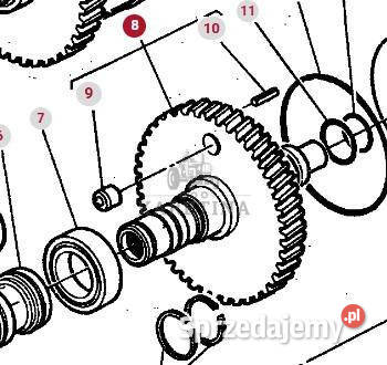 Massey Ferguson 3690 Koło Zębate Zębnik Zębatka Rolnictwo sprzedam