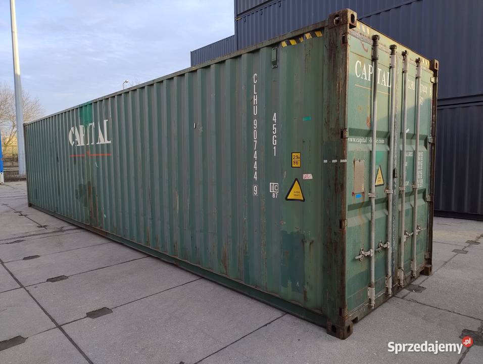 Używany kontener morski 40HC Pewny Kontener Magazynowanie mazowieckie Warszawa