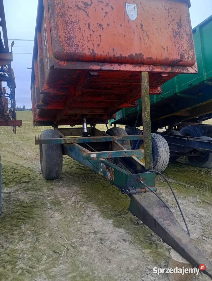 Przyczepa skorupa 8ton nieuszkodzony Pamiętowo sprzedam