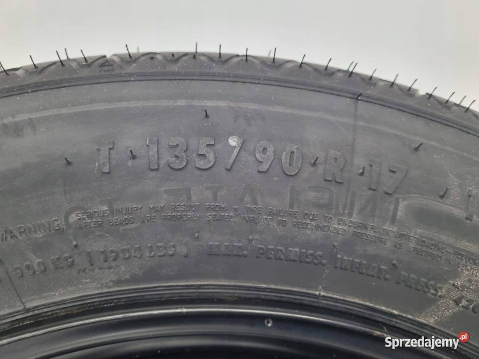 KOŁO DOJAZDOWE Ford Kuga I MK1 13590 R17 5x108 Chełm