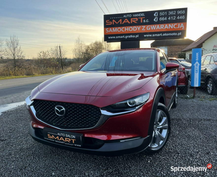 Mazda CX30 Navi Kamera Czerwona Perła Hybryda