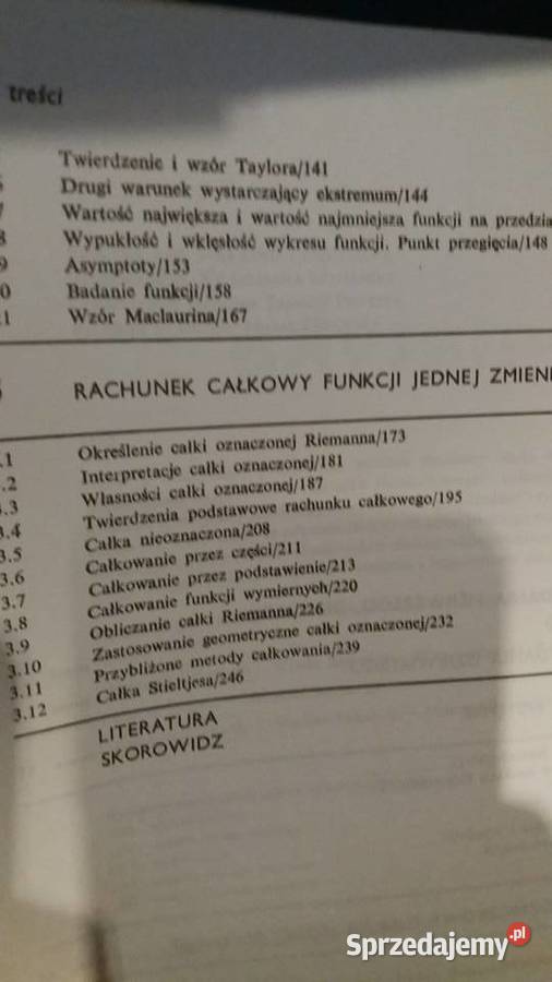 Żakowski książki Matematyka studia Warszawa sprzedam