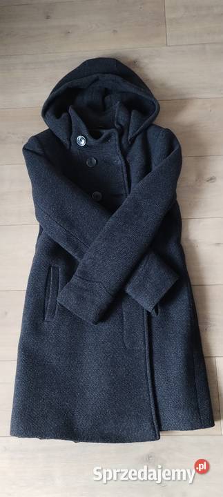 Płaszcz wełniany damski 3XL 46 Równe