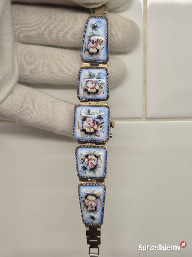 Zegarekbransoletka Czajka Chaika porcelanka sprzedam