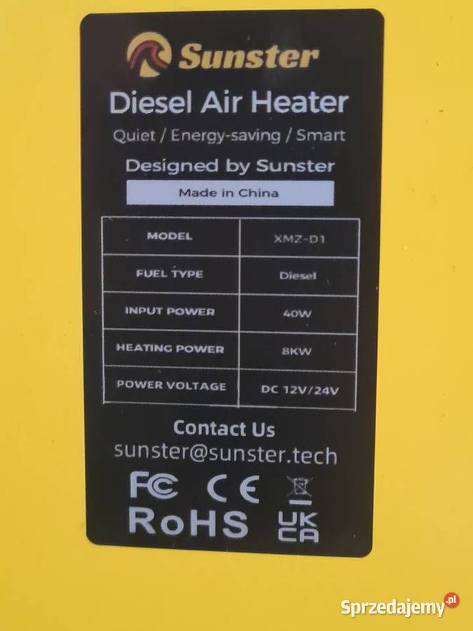 Piec webasto 8kw Olej napędowy Diesel Garaż Bydgoszcz