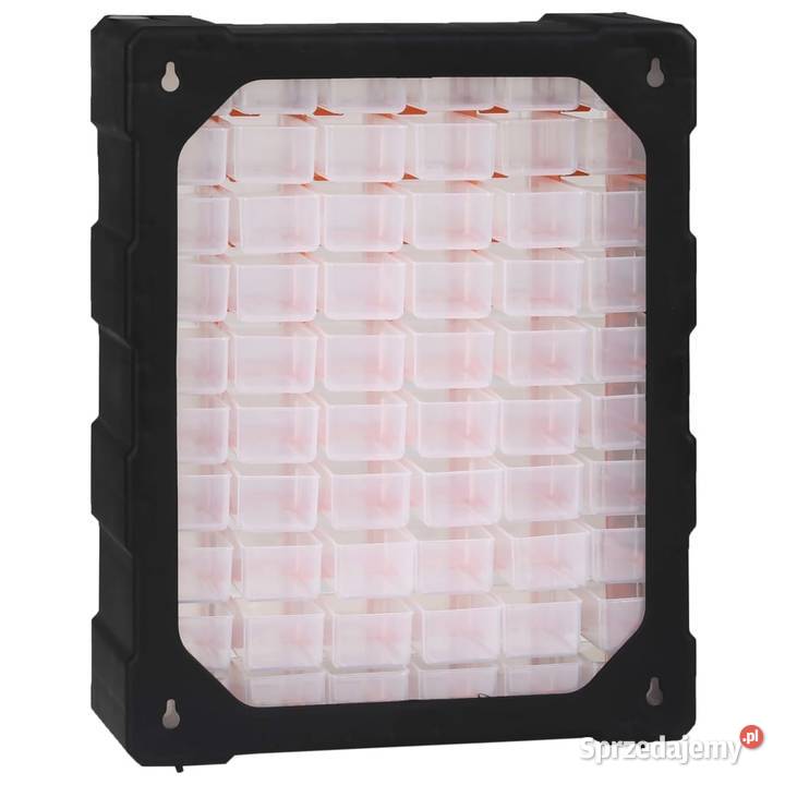 vidaXL Organizer z 60 szufladkami 38x16x475