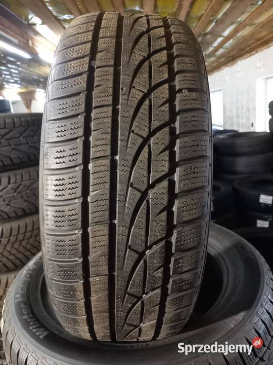 2x Opona UŻYWANA ZIMOWA 21555R17 HANKOOK 99 Samochodowe Zaścianki