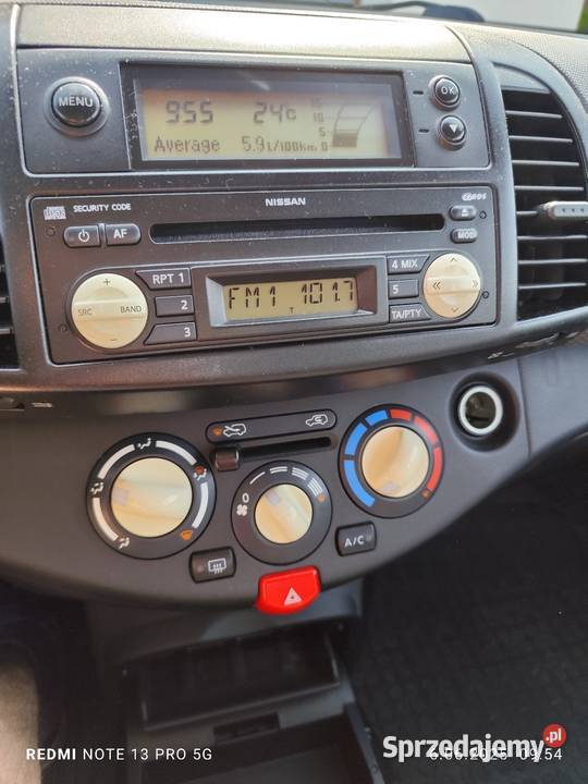 Nissan Micra 12 Benz Klimatyzacja Łuków