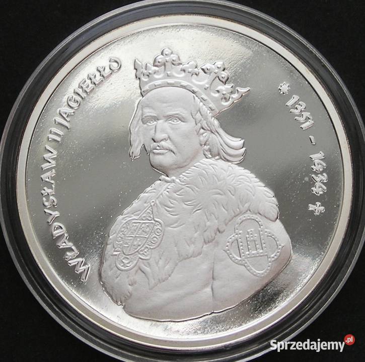 Polska 40 króli 2009 Jagiełło Grabów SREBRO stan Łódź