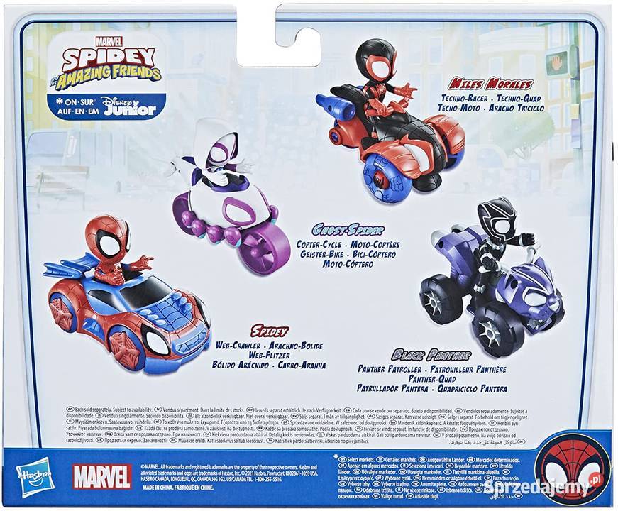 Figurka Miles Morales Spider Pojazd Techno Racer Mogilany sprzedam