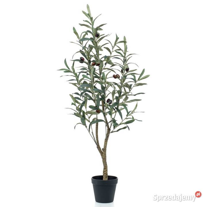 Emerald Sztuczne drzewko oliwne 90 w plastikowej Warszawa