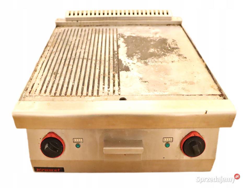 Płyta grillowa ryflowanogładka grill Kromet Góra