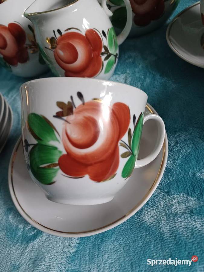 Serwis do kawy herbaty ĆCCP Baranówka vintage