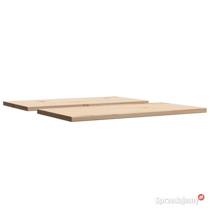 Blaty do stołu 2 60x30x17 prostokątne sosnowe