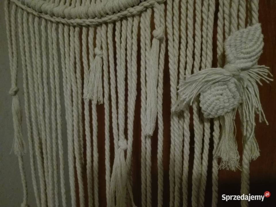Drzewko szczęścia makrama ozdoba na ścianę inny kolor Pęczniew
