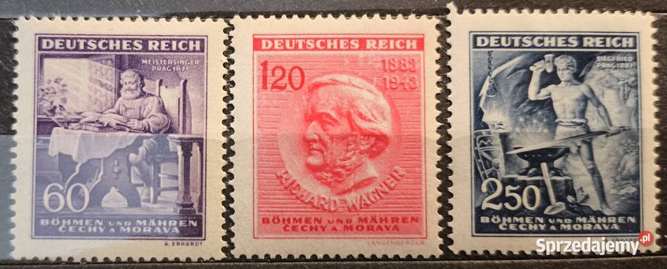 Znaczki Czechy i Mrawy Warszawa